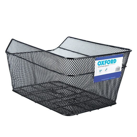 OXFORD Basket Rear Wire Black w/ Fittings