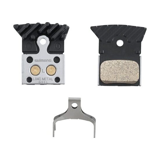 SHIMANO DISC BRAKE PAD BP-L04C-MF METAL WITH FIN