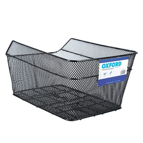 OXFORD Basket Rear Wire Black w/ Fittings