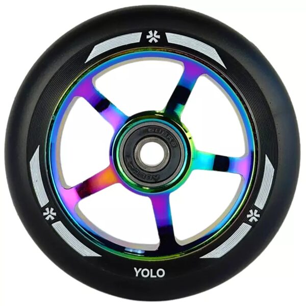 Union Yolo Pro Scooter Wheel 100mm Black/Neochrome